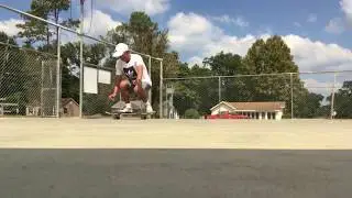 No comply 360 flip nose manual. Boardslide to no comply 360 double pressure flip, tre revert + more