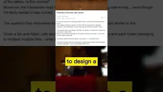 Weird APPLE Tech interview 🍎 