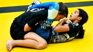 She Locked In The Perfect Triangle Choke 💥 Girl vs Boy Wrestling Clash 