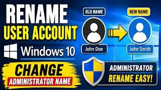 How to Change Administration name on Windows 10