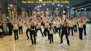 Esa Diva - Coreografia Cover Sicilia Ballo di Gruppo 2025 - Segue Video di Spalle