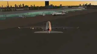 X Plane 10 - Dubai International Airport Landing