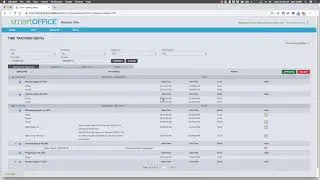 Time Tracking Management in smartOFFICE