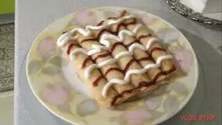 Тонкие блинчики с начинкой #блины #блиныстворогом #ларисашикина