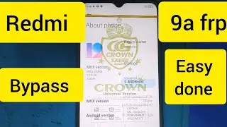 redmi 9a 9t 9i frp bypass easy done