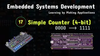EmbSysDev EP17 4-bit Binary Conunter