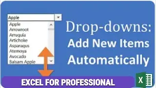 Data Validation Auto Updating DropDown List In Excel Hindi || Dynamic DropDown List | Auto updating