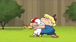 Kick Buttowski Cleaning