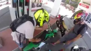 Покоряем горные просторы Сочи на питбайках. 1 часть
