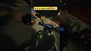 Wait !! What ?? 💀 #closecall #bajaj #ns400z #service