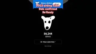 DOGS airdrop Claim | Dogs airdrop withdrawal | Dogs airdrop price | dogs airdrop update