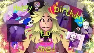 Kiss me- meme (happy birthday to me)《flipaclip》