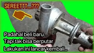 Pompa air untuk mesin potong rumput seret tidak bisa berputar,lakukan hal ini bisa lancar lagi