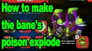 Hustle Castle How to make the bane's poison explode everytime!