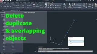 OVERKILL in AUTOCAD (how to delete duplicate objects in AutoCAD)