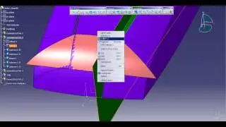 Center Console Top Blend Out | Catia V5 | Catia V6