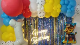 COMO HACER UNA DECORACIÓN DE PAW PATROL🐕🦴🎈 Fácil y Económica #balloon #pawpatrol #decolandia159