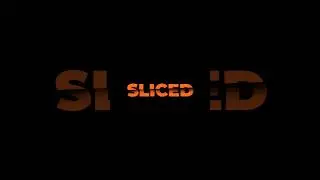Cara Membuat Efek Teks Sliced Di Photoshop! #photoshopindonesia #photoshoptutorial #youtubeshorts