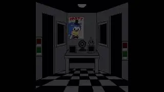 Five Nights at Sonic's  Power Out Jumpscare and Golden Sonic Easter egg