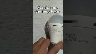 ALAT PIJAT GETAR DARI LAMPU BEKAS #shorts #led #diy