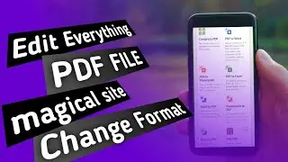 HOW TO EDIT PDF | CHANGE FORMAT  - PDF TO EXCEL , EXCEL TO PDF , POWERPOINT TO PDF NO APP | THE JAY