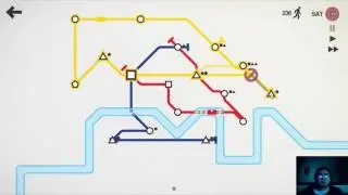 Mini Metro - London - score: 2105  (Just game play) 24Jun2016