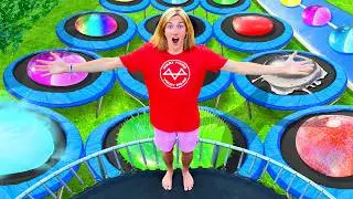 GIANT MYSTERY WATER BOMBS Challenge! (WHEEL OF FORTUNE decides FILLING!)