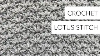 The Traveling Seasons Crochet Afghan Square #3: Lotus Stitch