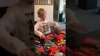 Sorting Halloween Candy - 2020