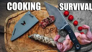 This KITCHEN KNIFE Does it All, Cooking & Survival | Benchmade Station knife