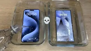 iphone 15 pro max vs Samsung S24 ultra Freeze test 🥶🥶