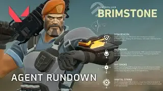 [VALORANT] Brimstone Agent Rundown - How to play!