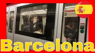 🇪🇸 Barcelona Metro Metro de Barcelona at Universitat Station Video 25 2 2017, 15 22 14