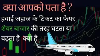 The reason || Why does the airfare of a flight ticket increase or decrease?