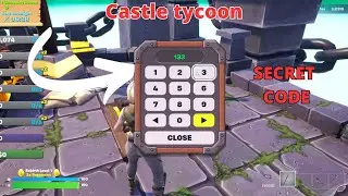HOW TO FIND SECRET CODE ON CASTLE TYCOON / 2 SECRET CODE CASTLE TYCOON FORTNITE MAP TYCOON TUTORIAL