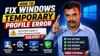 How to Fix Windows Temporary Profile Error: You’ve Been Signed in with a Temporary Profile