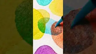 Experience the Magic of Derwent Inktense #shorts #derwentpencils #inktense #watercolourpencil