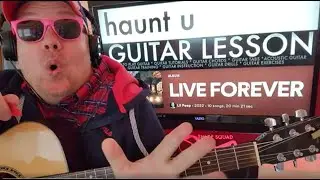How To Play haunt u - Lil Peep Guitar Tutorial (Beginner Lesson!)