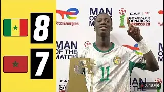 Sénégal Maroc formidable séance de tir au but 