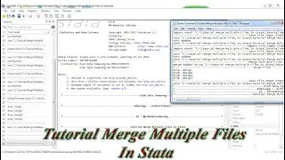 Tutorial Merge (Combine) Multiple Files In Stata