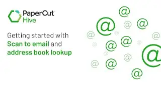 Scan to Email Address Book in PaperCut Hive