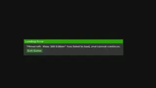 xenia minecraft xbox 360 edition has failed to load and cannot continue (description)