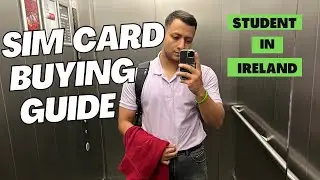 Buying Sim Card In Ireland | First Day in Ireland [w. English Subtitles]