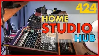 TASCAM MODEL 12 AS A HOME STUDIO MIXER/HUB | 424recording.com