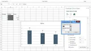 Simple Custom Error Bars Excel 2013