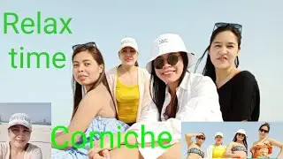 Corniche Beach + Vitamin Sea with friends