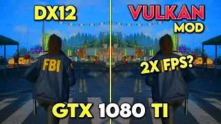 Alan Wake 2 - DX12 vs Vulkan Mod Test on GTX 1080 Ti