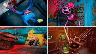 All Deaths Comparison - Poppy Playtime: Chapter 3 vs Chapter 2 vs Chapter 1