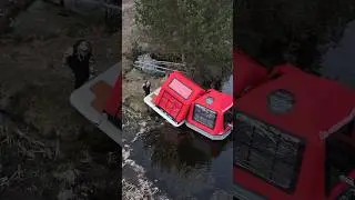 CAMPING WITH TWO ROOM FLOATING TENT