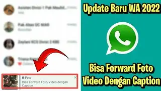 Update Baru WA!!! Bisa Forward Foto/Video dengan Caption